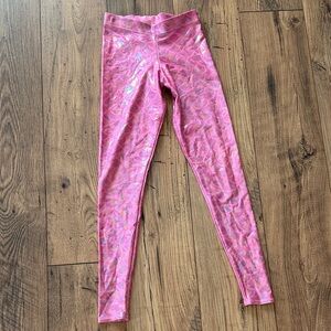Blackmilk Pink Iridescent Mermaid Leggings